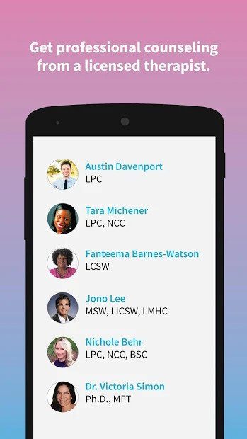 best therapy apps for android and ios regain screenshot 01