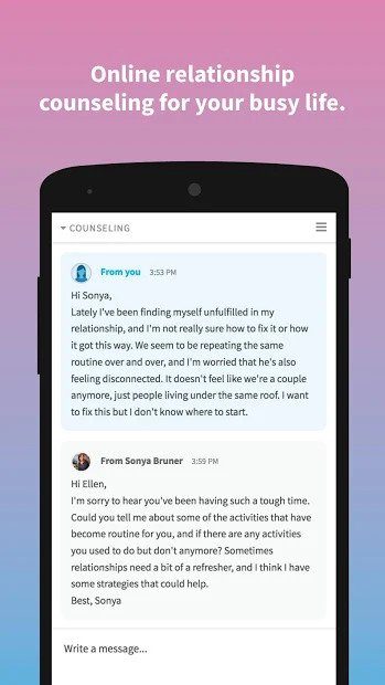 best therapy apps for android and ios regain screenshot 02