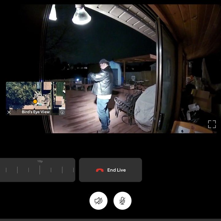 Screenshot of Ring App
