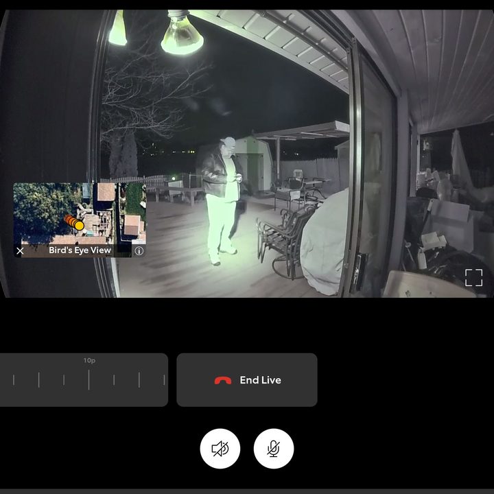 Screenshot of Ring App