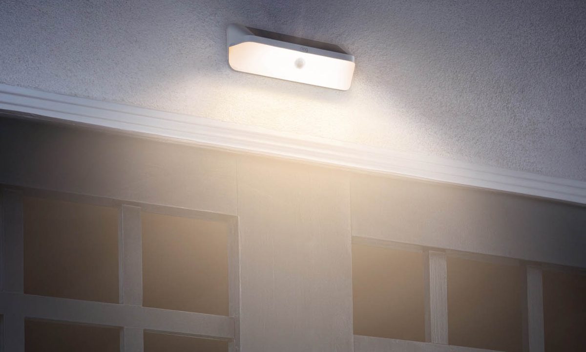 Ring Wall Light Solar mounted on wall
