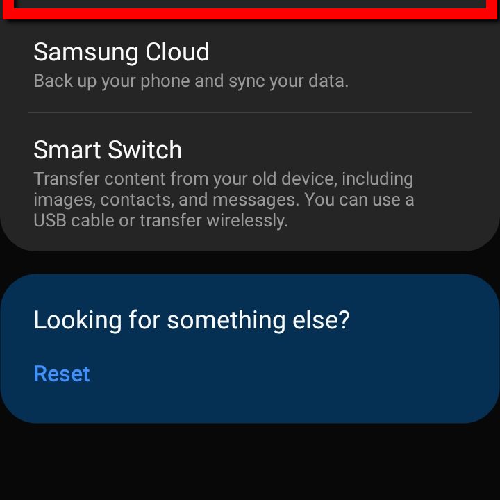 Samsung Backup and Restore