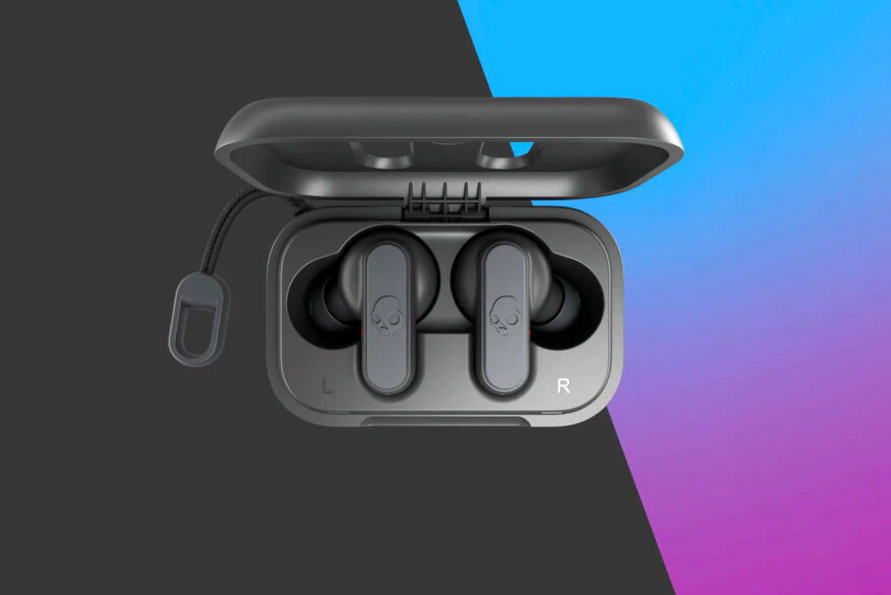 skullcandy dime wireless earbuds gray