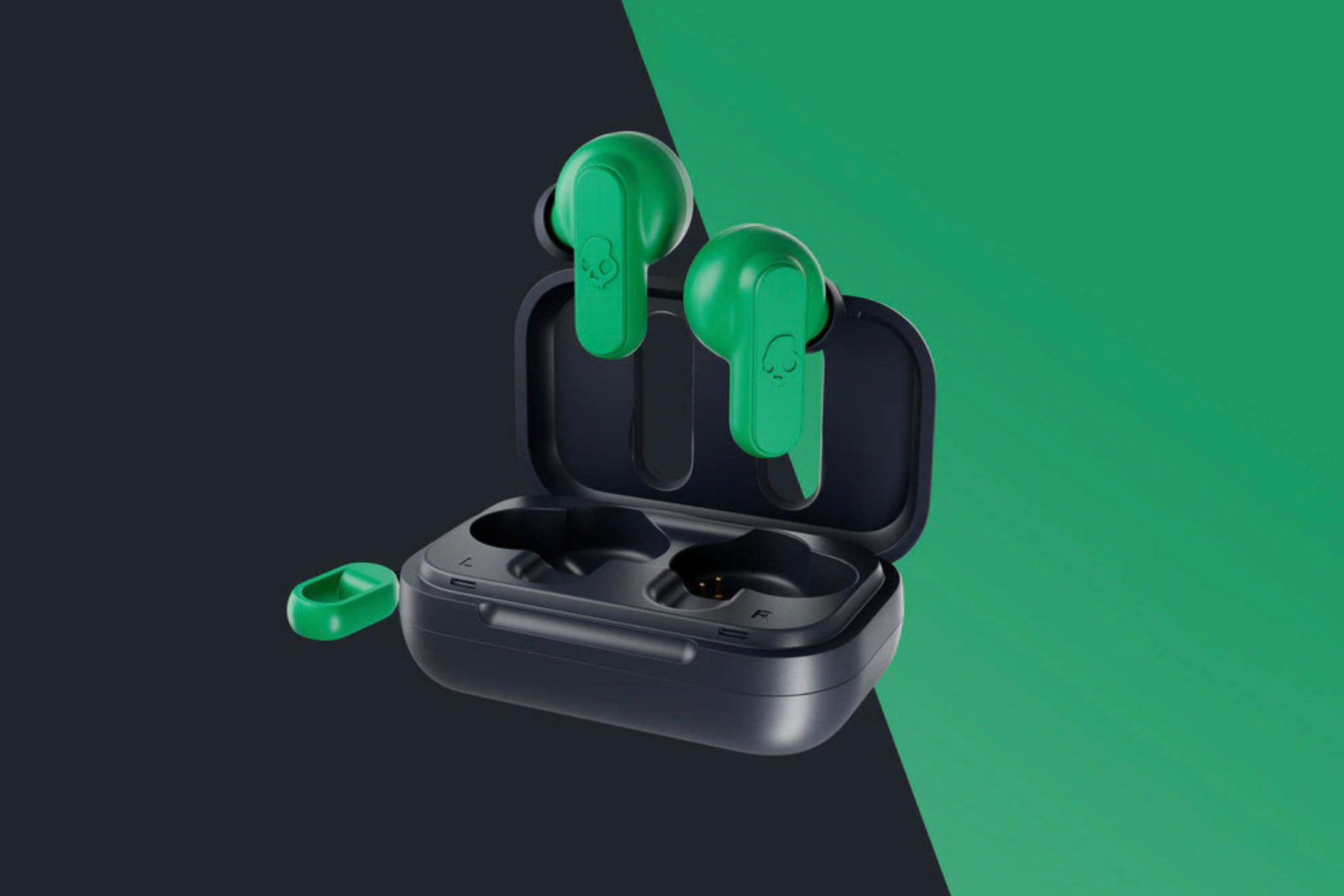 skullcandy dime wireless earbuds green 2