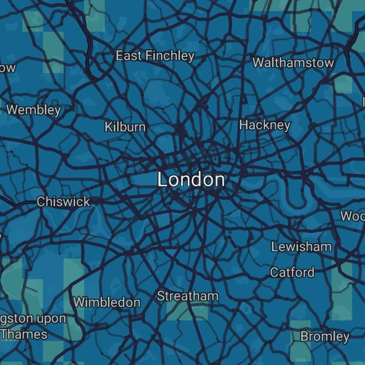 Ookla speedtest app map.