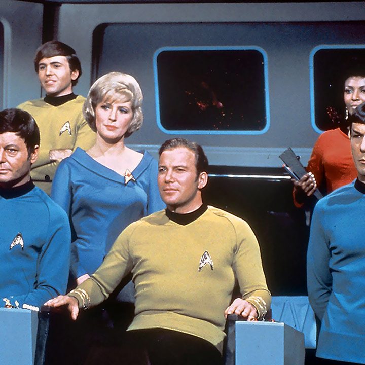 The cast of Star Trek: The Original Series.