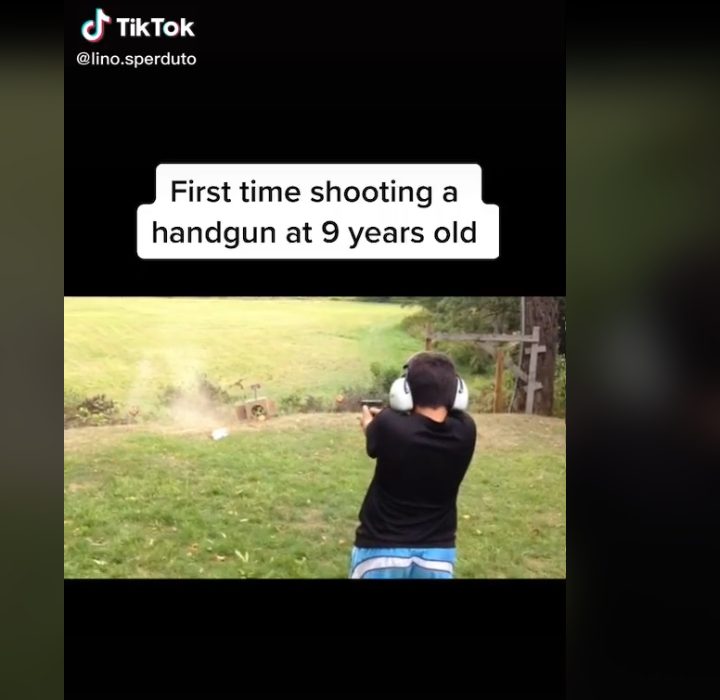 TikTok 9 year old gun
