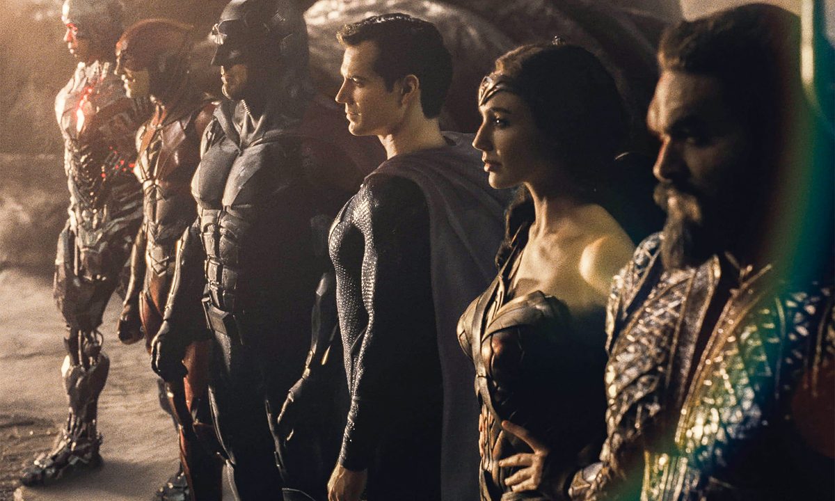 Zack Snyder’s Justice League hero shot.
