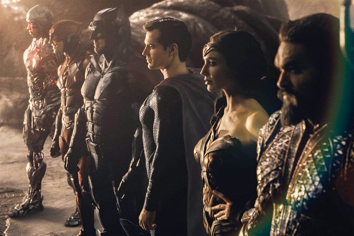 Zack Snyder’s Justice League hero shot.