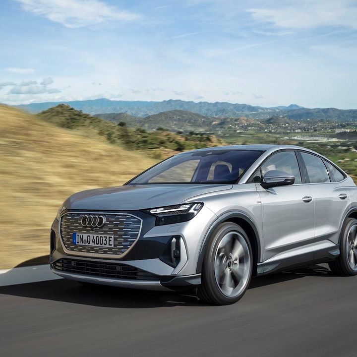 The 2022 Audi Q4 Sportback E-Tron is a new electric vehicle.