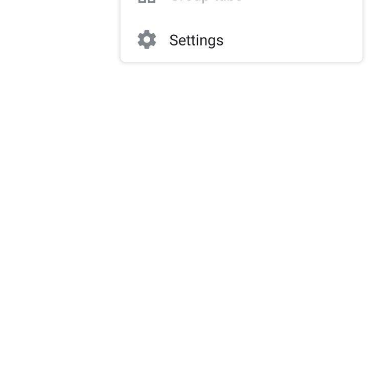 Chrome Android new incognito tab