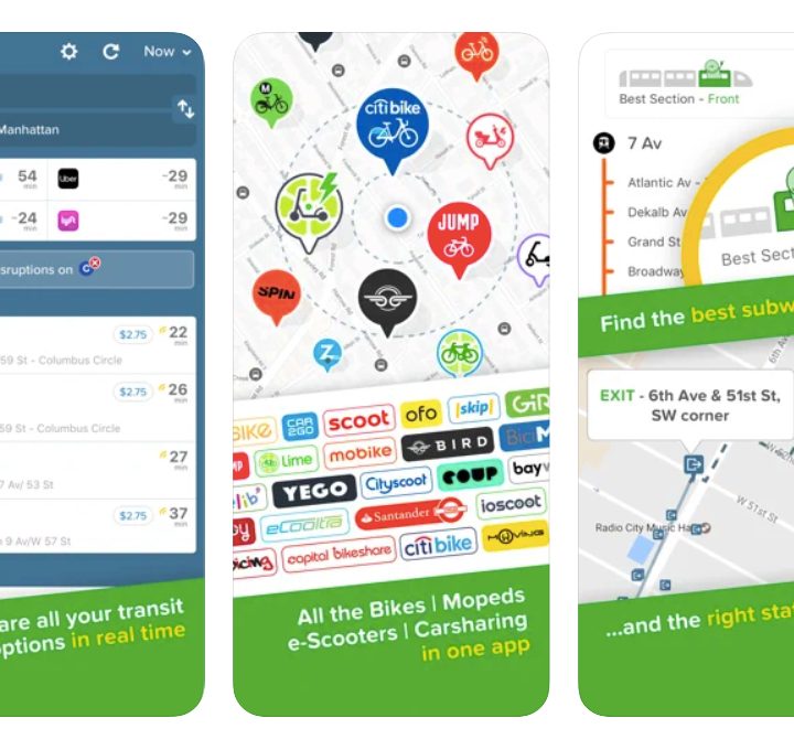 Citymapper travel app for mobile devices.