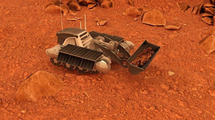 Mars Dozer Rover