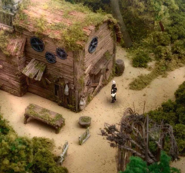An aerial view of Fantasian.