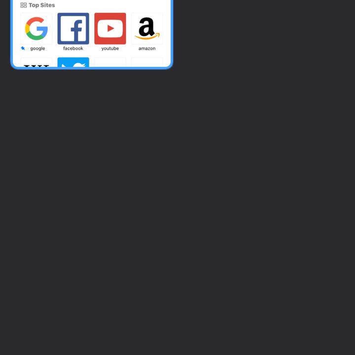 Firefox iOS new tab