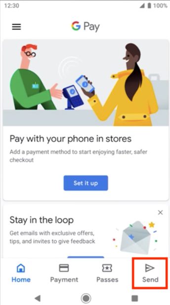Google Pay send money