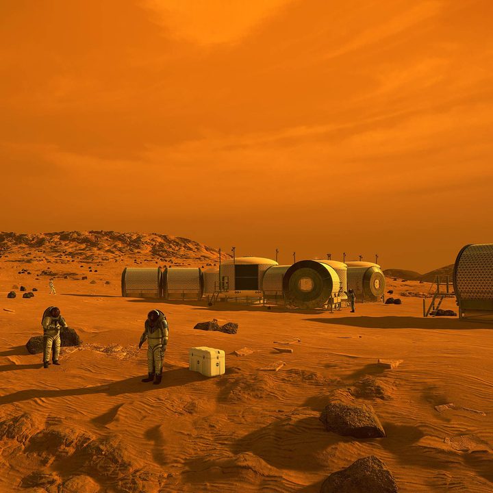 humans on mars nasa concept