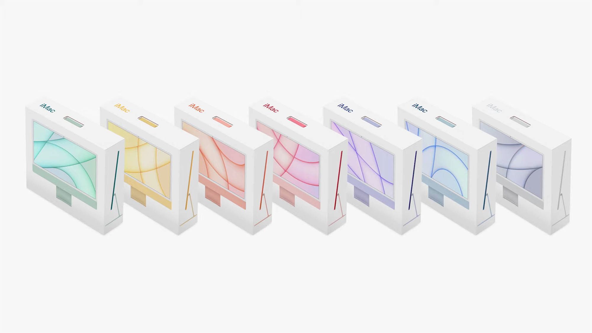 new imac packaging