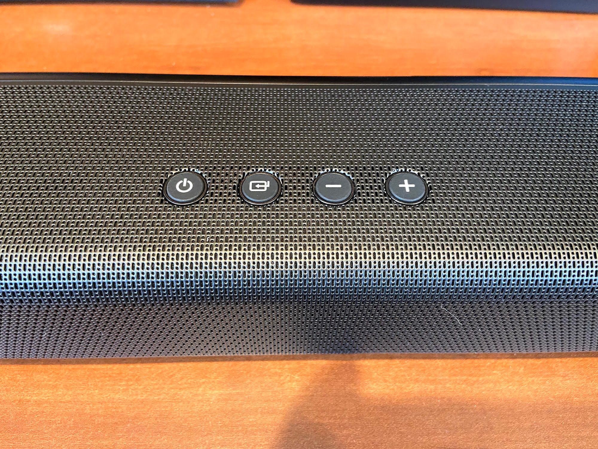 Monoprice SB-600 Dolby Atmos soundbar controls