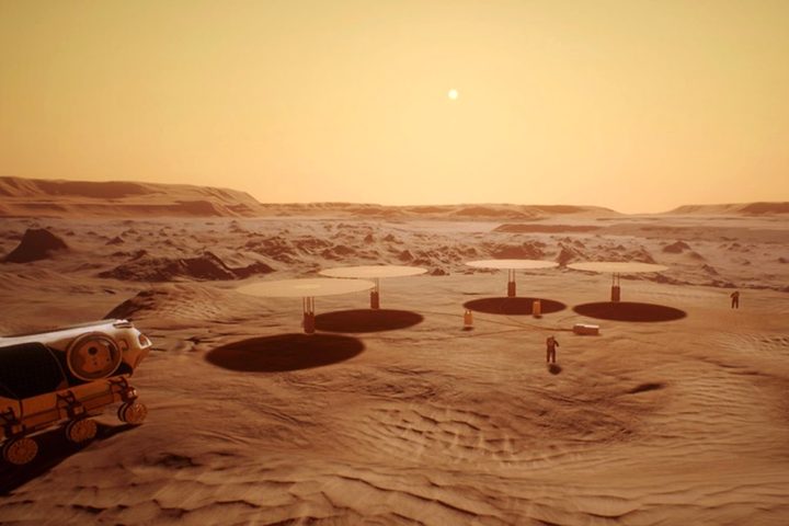 nasa concept: reactors on mars