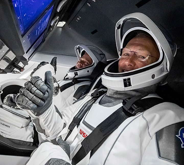 nasa spacex crew dragon demo