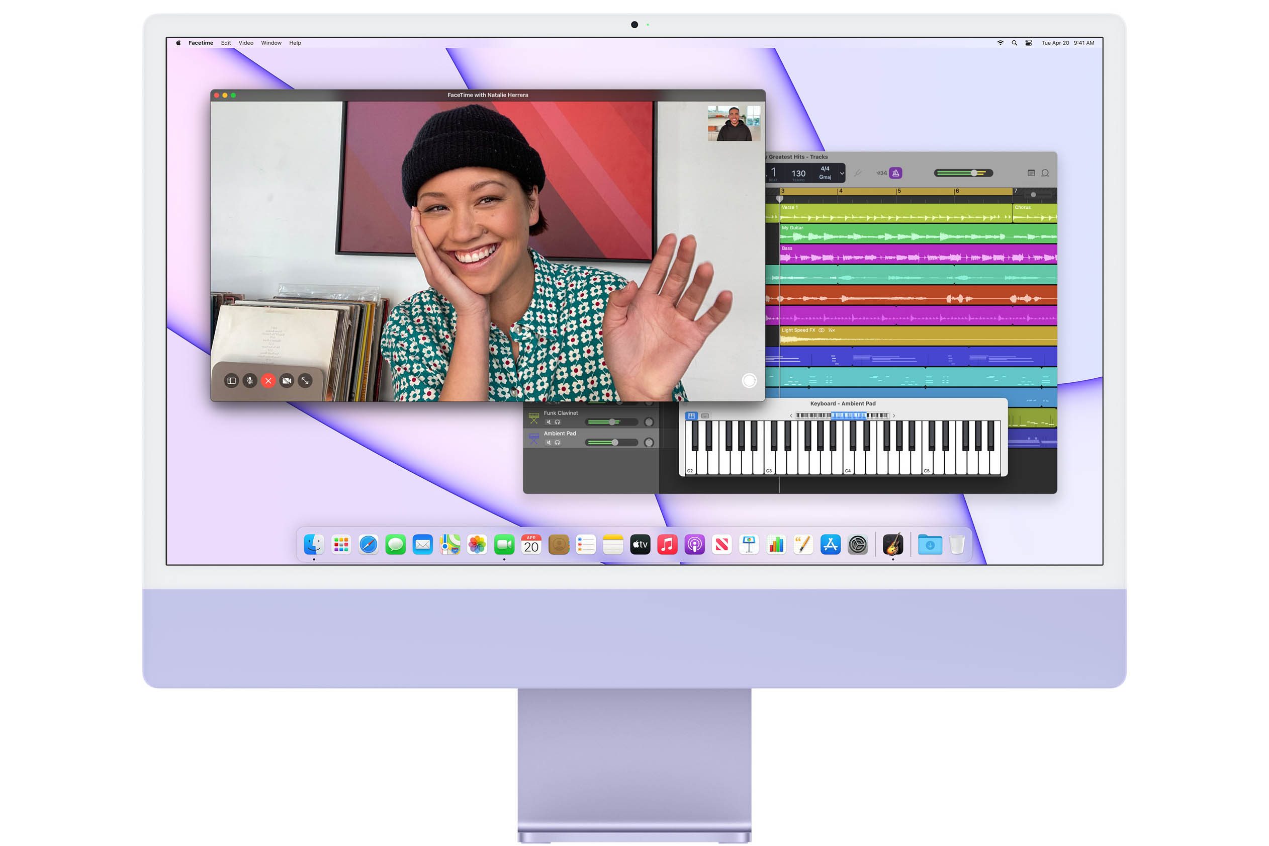 new apple imac purple