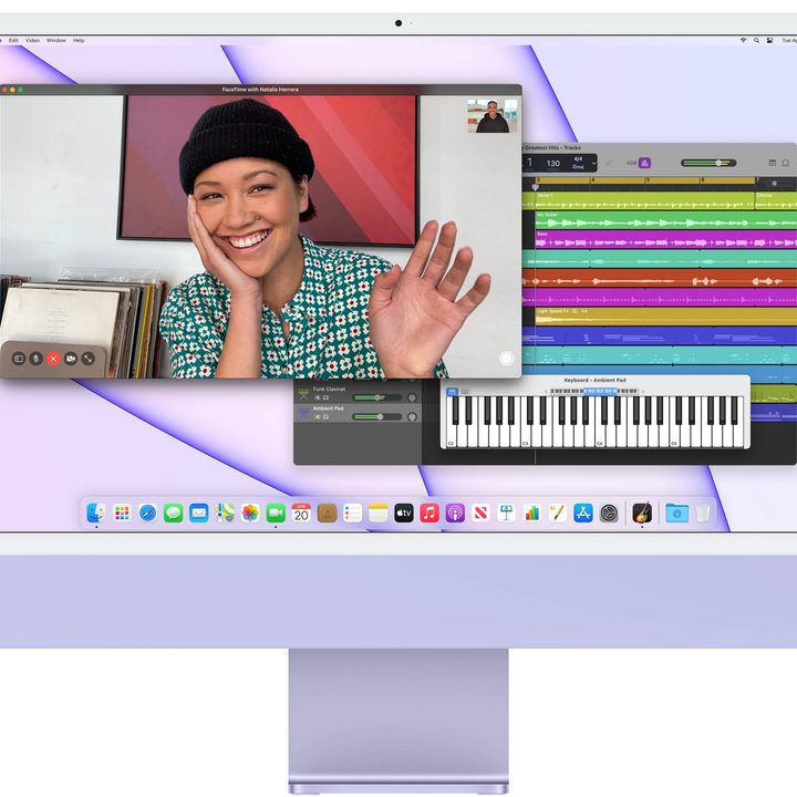 new apple imac purple