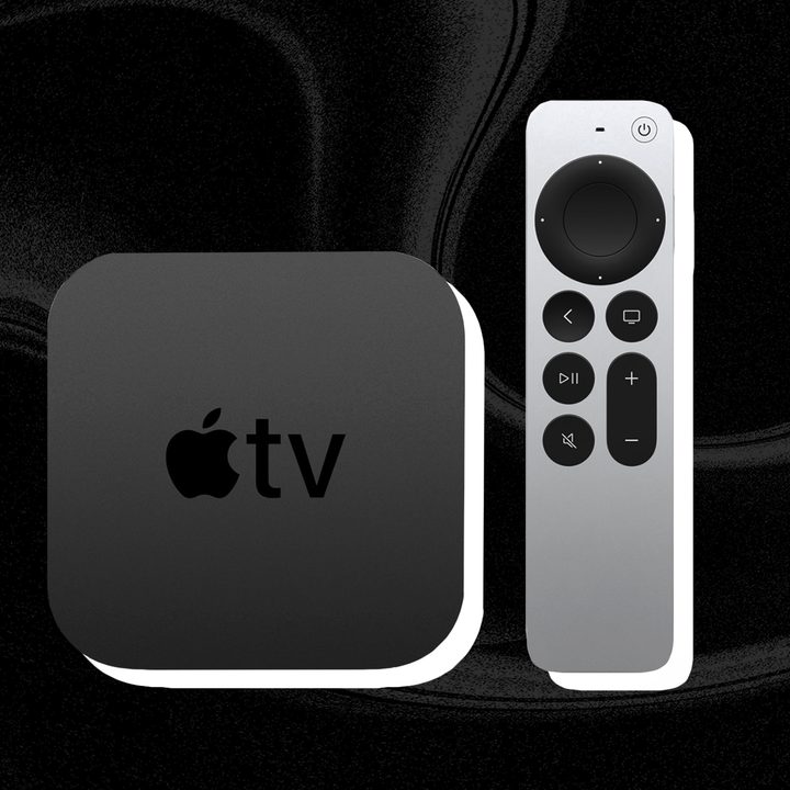New apple TV 4K render with remote.