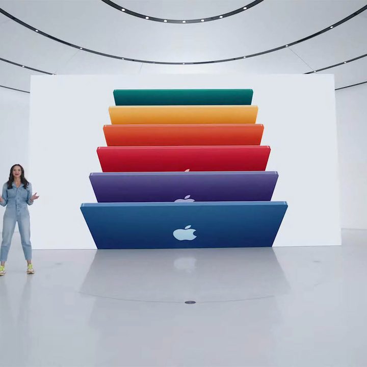 New iMac at Apple spring event