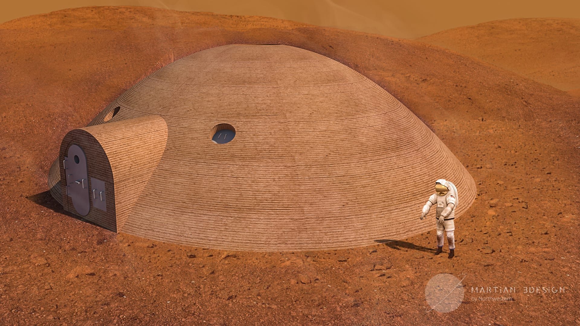 Northwestern Martian Habitat