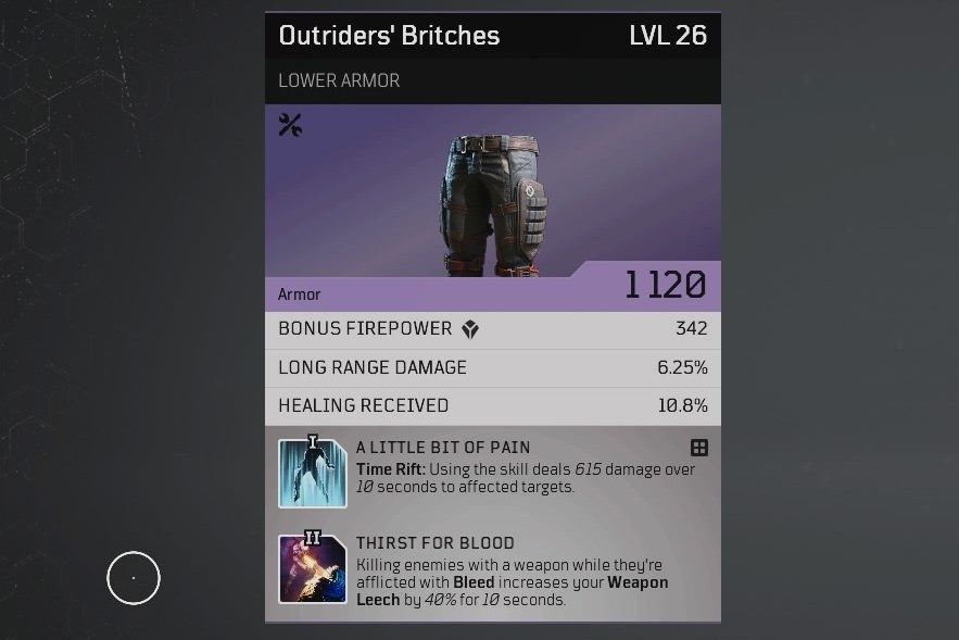 Outriders Crafting Guide - Outriders Britchers