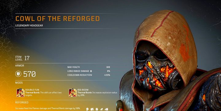 Outriders - Legendary Armor Cowl
