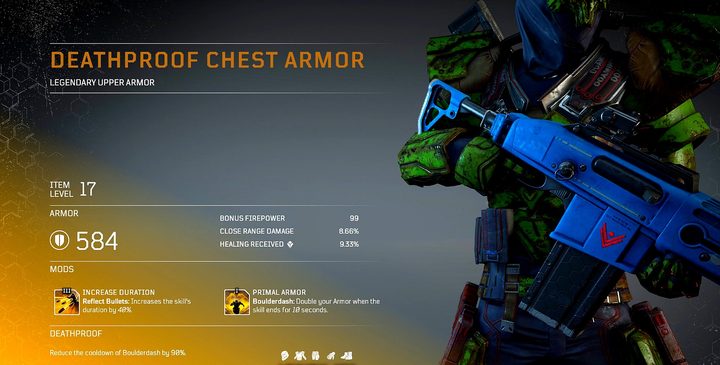 Outriders - Legendary Armor Deathproof