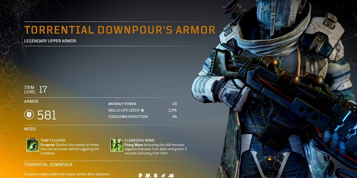 Outriders - Legendary Armor Downpour