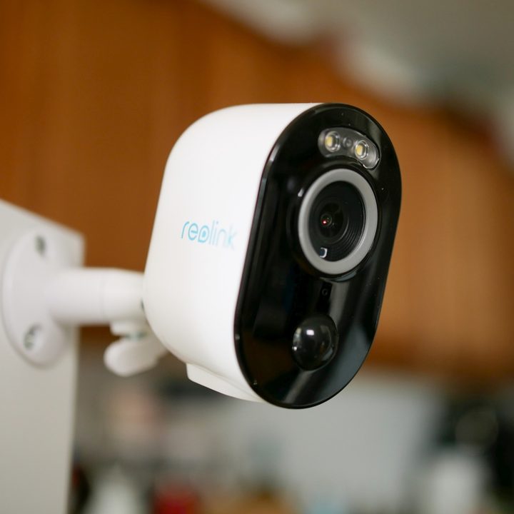 Reolink Argus 3 Pro on wall