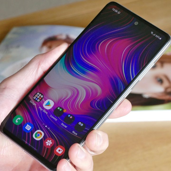 The Samsung Galaxy A52 5G's Screen