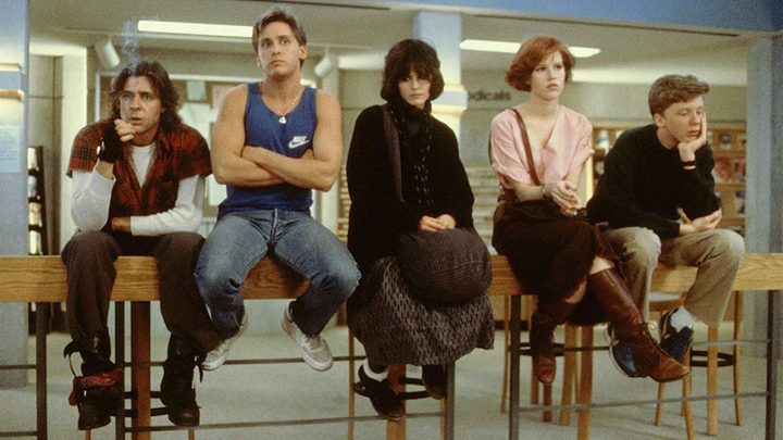 The cast of The Breakfast Club.