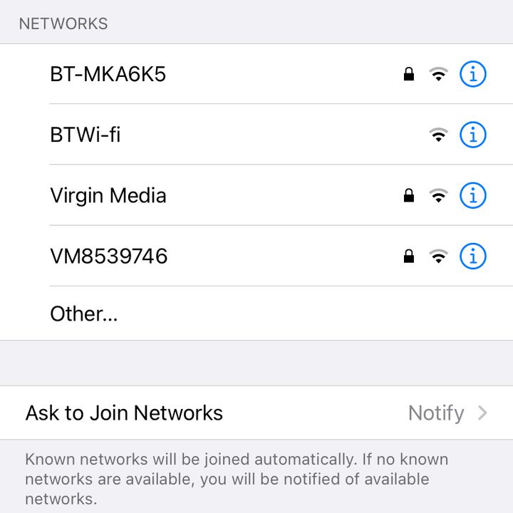 Wi-Fi networks