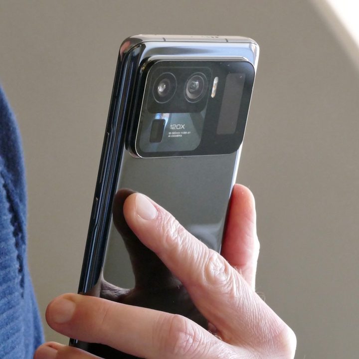 Xiaomi phone showing camera sensors.