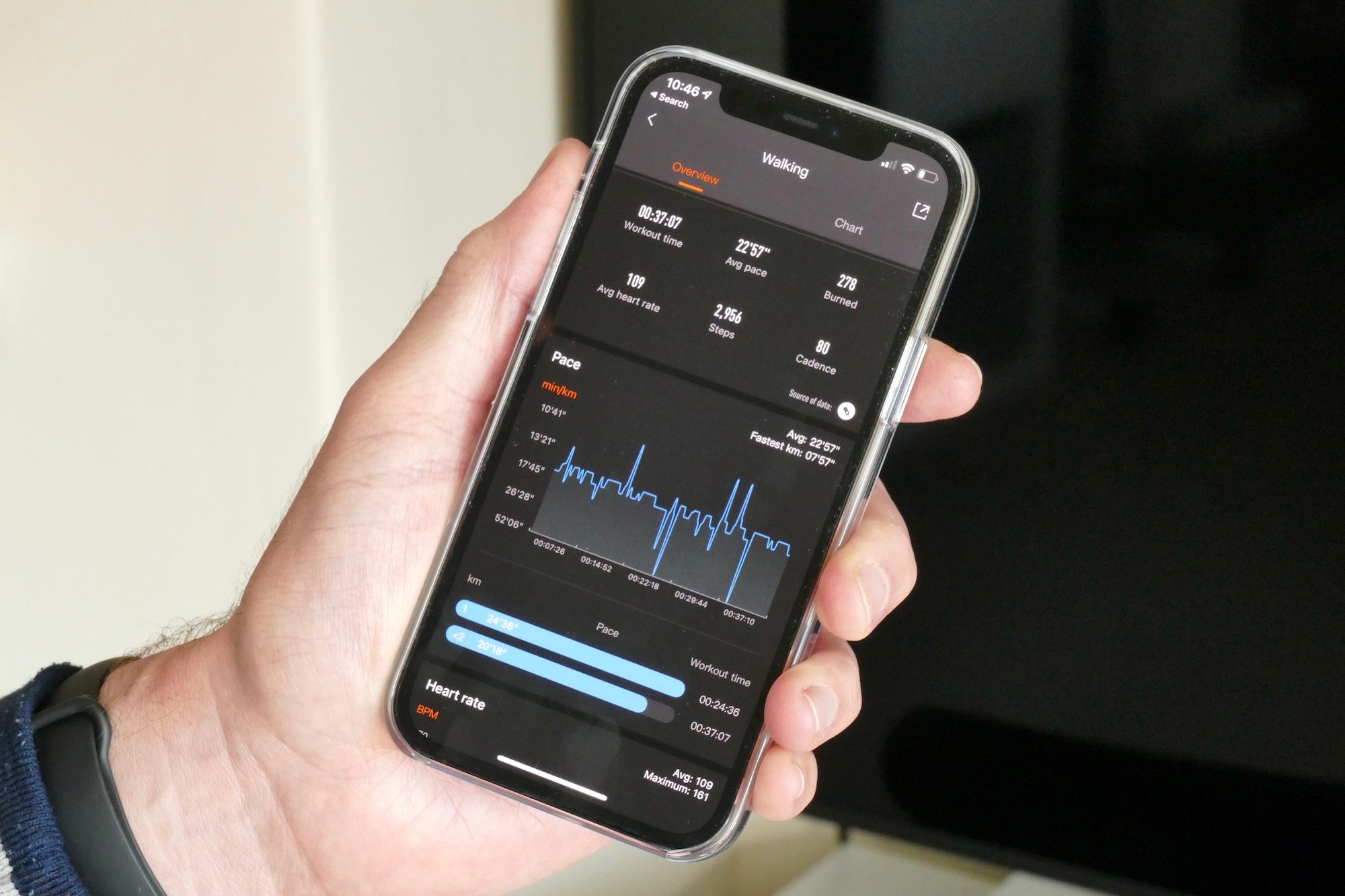 xiaomi mi band 6 review walking app