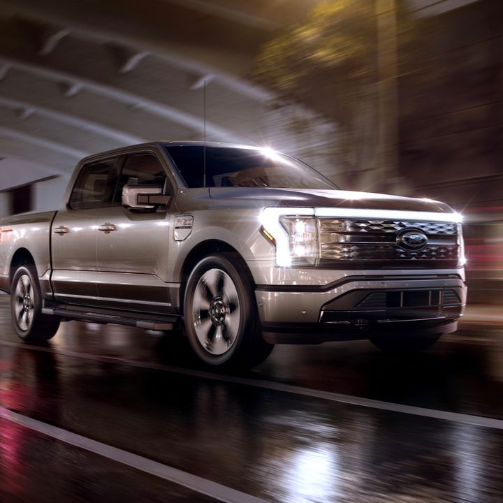 Ford's F-150 Lightning pickup.