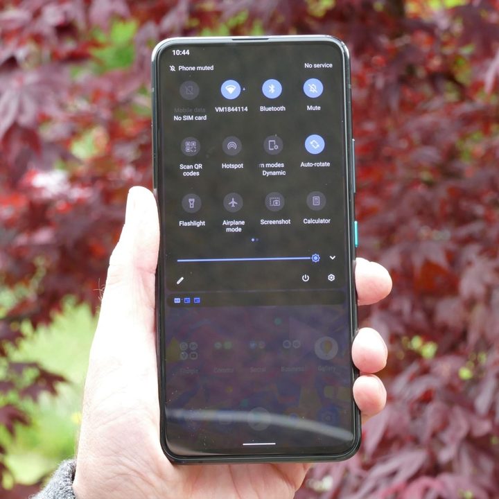 Notification shade for Asus phone.