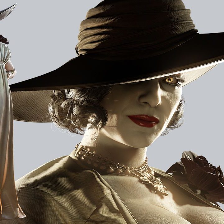 Lady Dimitrescu in Resident Evil Village.