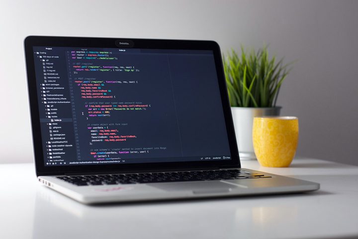 Coding on a MacBook