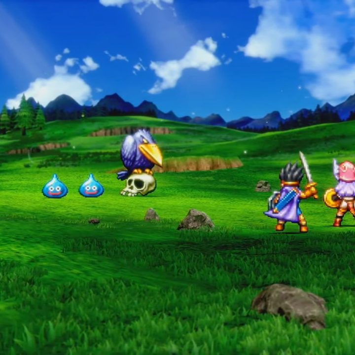 The stylized graphics of Dragon Quest 3 2D-HD remake.