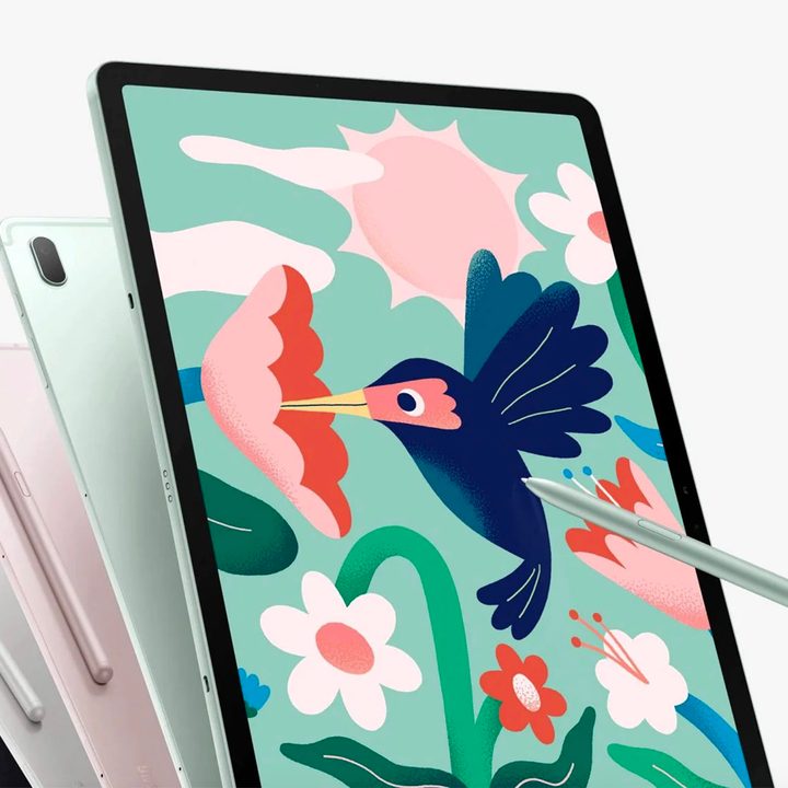 Galaxy Tab S7 FE 5G models and color options.