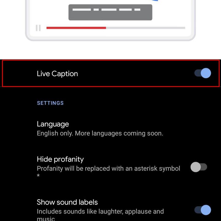 how to turn on live captions in android 10 google 11 3 caption