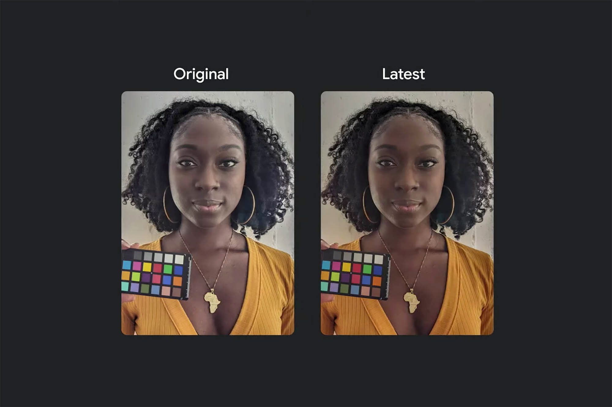 Google photo algorithm color recreation changes