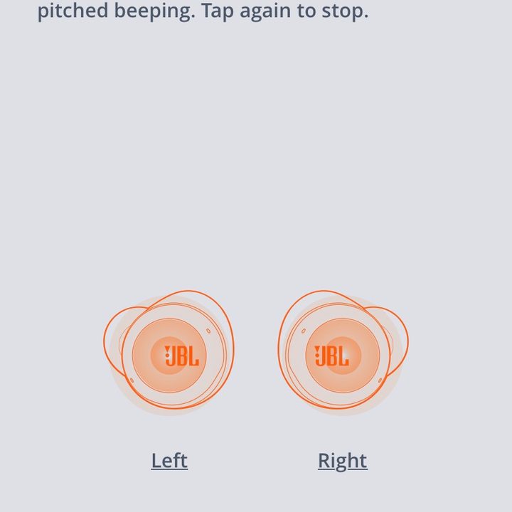 JBL Tour Pro+ Headphones app.