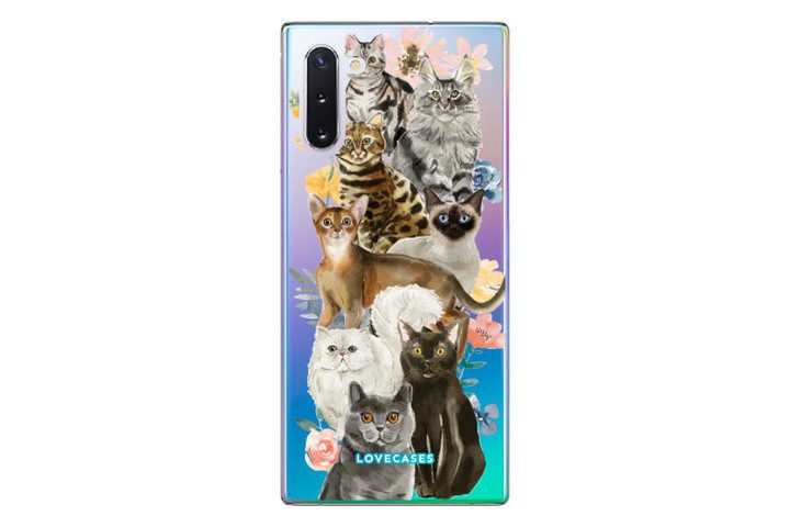 LoveCases Cats Clear Case for Samsung Galaxy Note 10